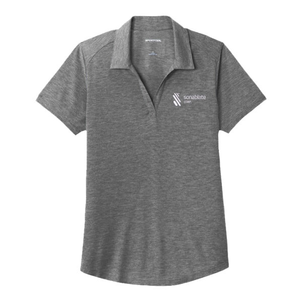 Sonablate - Ladies PosiCharge ® Tri Blend Wicking Polo Thumbnail