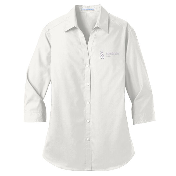 Sonablate - Ladies 3/4 Sleeve Carefree Poplin Shirt Thumbnail